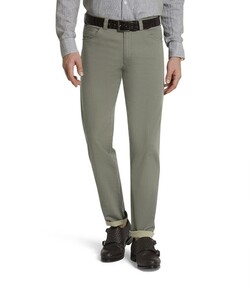 Meyer Dublin 5-Pocket Uni Color Cotton Stretch Pants Olive