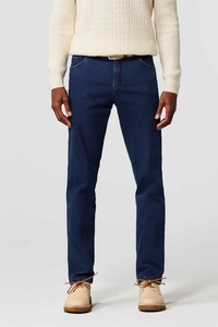 Meyer Dublin Performance Super Stretch Denim Organic Cotton Blend Jeans Blue Stone