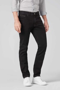 Meyer Dublin Super-Stretch Denim Swing Pocket Organic Cotton Jeans Black