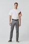 Meyer Dublin Swing Pocket Micro Pattern Organic Cotton Broek Grijs