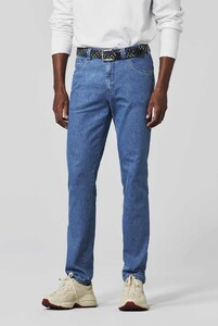 Meyer Dublin Ultralight Coolmax Denim Swing Pocket Organic Cotton Jeans Blue