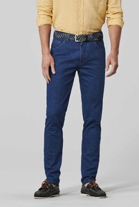 Meyer Dublin Ultralight Coolmax Denim Swing Pocket Organic Cotton Jeans Blue Stone