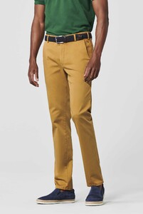 Meyer Exclusive Bonn Organic Cotton Blend 2-Way Stretch Pants Mustard