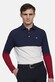 Meyer Justin Active High Performance Longsleeve Color Block Polo Marine-Multi