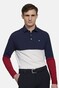 Meyer Justin Active High Performance Longsleeve Color Block Polo Marine-Multi