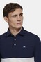 Meyer Justin Active High Performance Longsleeve Color Block Polo Marine-Multi
