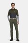 Meyer Justin Active High Performance Longsleeve Color Block Polo Olive-Multi