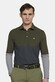 Meyer Justin Active High Performance Longsleeve Color Block Polo Olive-Multi
