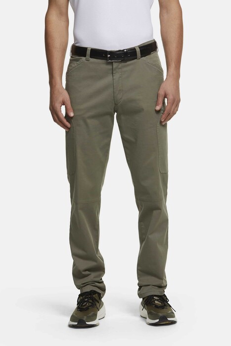 Meyer Kerry Modern Active Fairtrade Cotton Cargo Broek Olive