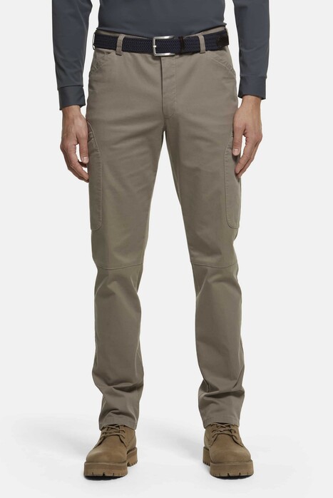 Meyer Kerry Modern Active Fairtrade Cotton Cargo Broek Taupe