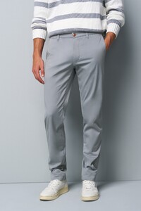 Meyer M5 Chino Light Summer Twill Comfort Stretch Broek Grijs