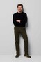 Meyer M5 Chino Micro Structure Organic Cotton Blend Comfort Stretch Broek Dark Olive