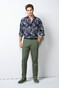 Meyer M5 Chino Solid Color Ultralight Organic Cotton Blend Broek Groen