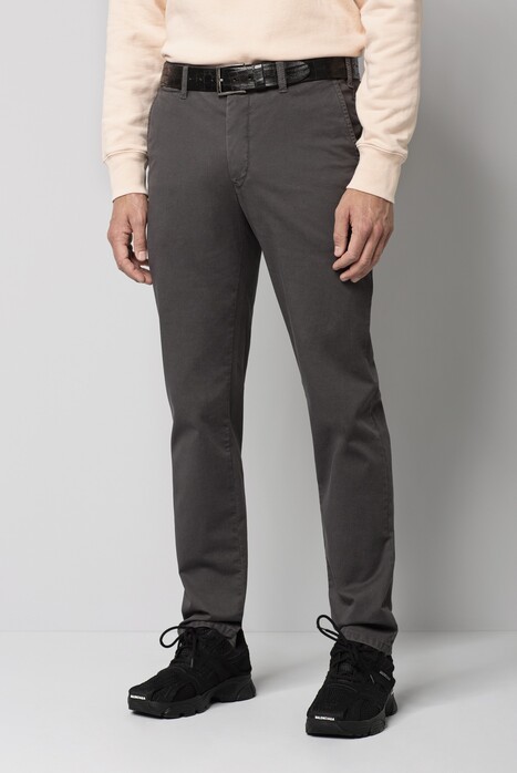 Meyer M5 Comfort Casual Cotton Broek Antraciet