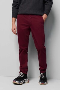 Meyer M5 Comfort Casual Cotton Pants Bordeaux