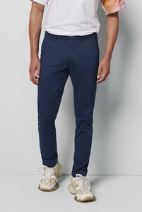 Meyer M5 Fit Casual Organic Cotton Comfort Stretch Broek Marine