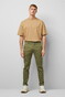 Meyer M5 Fit Solid Color Organic Cotton Subtle Stretch Broek Olive