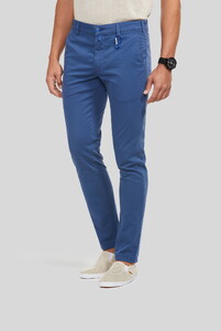 Meyer M5 Fit Super Stretch Luxury Pima Cotton Broek Blauw