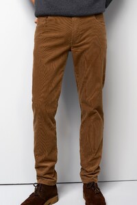 Meyer M5 Five Corduroy Organic Cotton Comfort Stretch Corduroy Broek Camel
