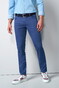 Meyer M5 Five Organic Cotton Soft Subtle Micro Print Broek Blauw