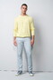 Meyer M5 Five Organic Cotton Soft Subtle Micro Print Broek Grijs