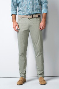 Meyer M5 Five Organic Cotton Soft Subtle Micro Print Pants Sage Green
