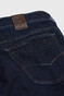 Meyer M5 Five Super Stretch Dark Denim Organic Cotton Jeans Overdyed Dark Blue