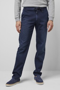 Meyer M5 Loose Denim Super Stretch Jogger Jeans Dark Evening Blue