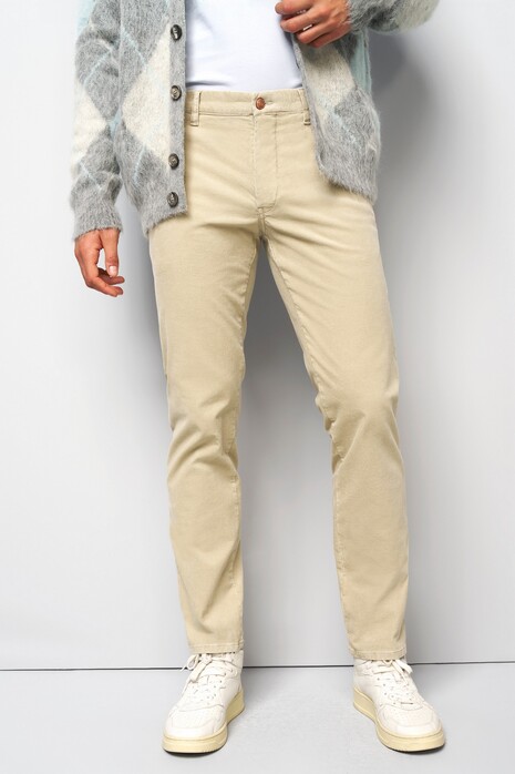 Meyer M5 Move Fancy Corduroy Corduroy Broek Beige