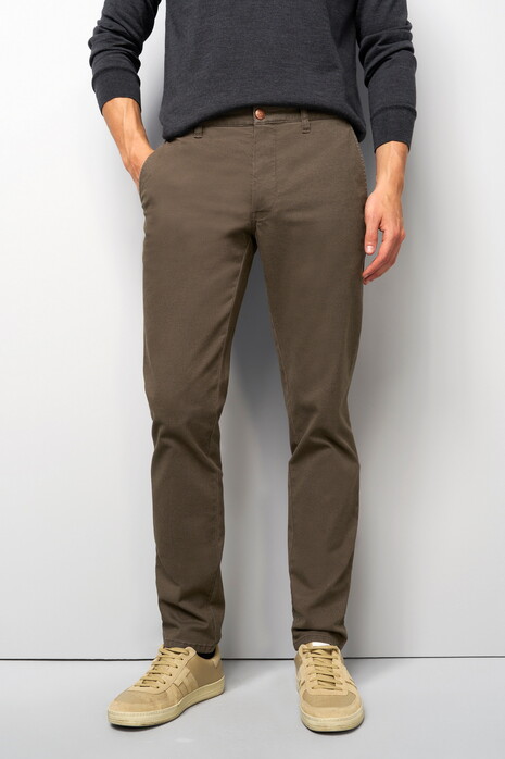 Meyer M5 Move Micro Structure Comfort Stretch Broek Bruin
