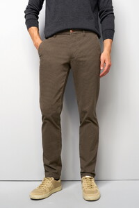Meyer M5 Move Micro Structure Comfort Stretch Pants Brown