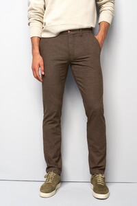 Meyer M5 Move Wool Look Organic Cotton Blend Pants Khaki