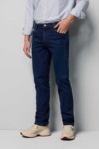 Meyer M5 Regular Performance Denim Super-Stretch Jeans Dark Stone Blue