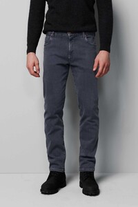 Meyer M5 Regular Performance Denim Super-Stretch Jeans Grijs