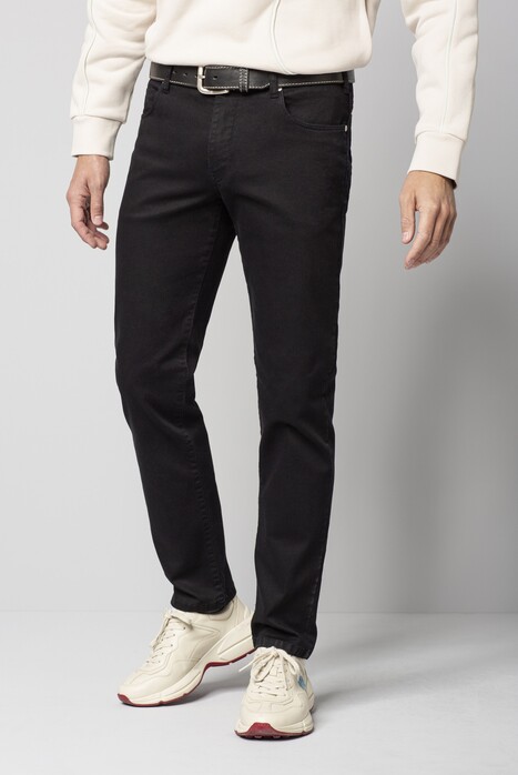 Meyer M5 Regular Subtle Stretch Fairtrade Cotton Denim Jeans Black