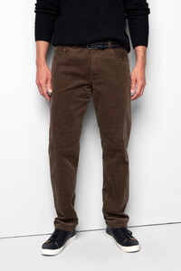 Meyer M5 Six Fine Corduroy 5-Pocket Corduroy Broek Dark Brown
