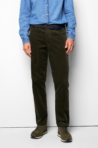 Meyer M5 Six Fine Corduroy 5-Pocket Corduroy Broek Donker Groen