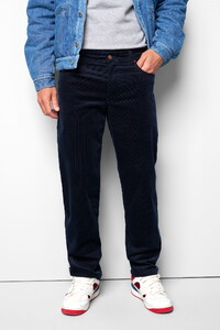 Meyer M5 Six Fine Corduroy 5-Pocket Corduroy Broek Navy