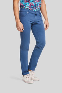 Meyer M5 Slim Luxury Pima Cotton Super-Stretch Pants Blue