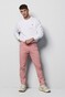 Meyer M5 Slim Micro Structure Super-Stretch Organic Cotton Broek Zalm