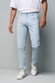 Meyer M5 Slim Micro Structure Ultralight Organic Cotton Broek Licht Blauw