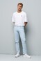 Meyer M5 Slim Micro Structure Ultralight Organic Cotton Broek Licht Blauw