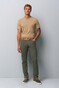 Meyer M5 Slim Micro Structure Ultralight Organic Cotton Broek Olive