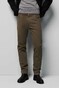Meyer M5 Slim Organic Cotton Micro Structure Broek Donker Taupe