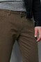Meyer M5 Slim Organic Cotton Micro Structure Broek Donker Taupe