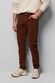 Meyer M5 Slim Organic Cotton Micro Structure Broek Roest