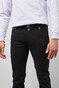 Meyer M5 Slim Pima Cotton Satin Super-Stretch 5-Pocket Broek Zwart