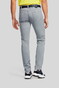 Meyer M5 Slim Subtle Cotton Stretch Two-Tone Look Broek Grijs
