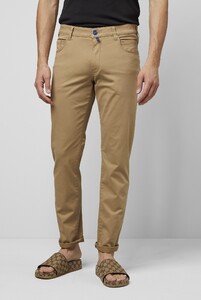 Meyer M5 Slim Super Stretch Organic Cotton Blend Pants Camel