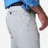 Meyer New York Casual Lightweight Two-Tone Look Organic Cotton Stretch Broek Licht Grijs